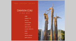 Desktop Screenshot of dawsoncolefineart.com